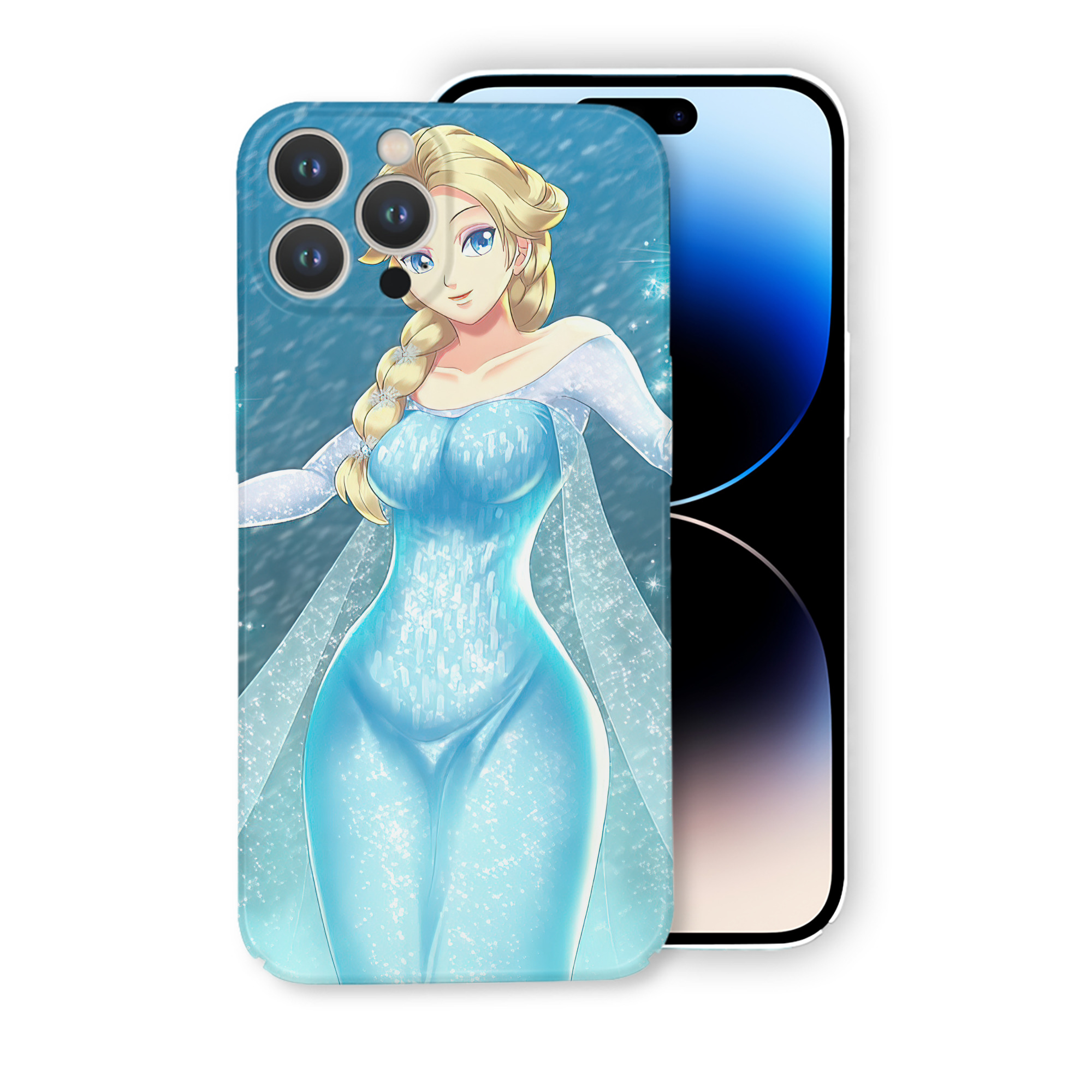 （画像用） アナと雪の女王 アンナ エルサ Frozen Anna Elsa 【iPhone 14シリーズ対応】ハードケース